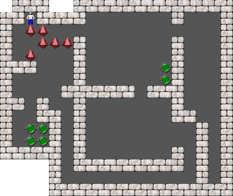 Sokoban Simple collection level 18